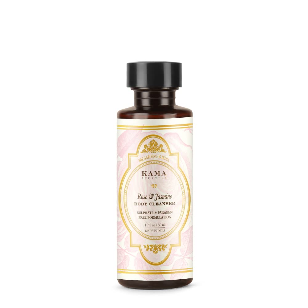 Amazon.com : Kama Ayurveda Rose and Jasmine Body Cleanser, 50ml